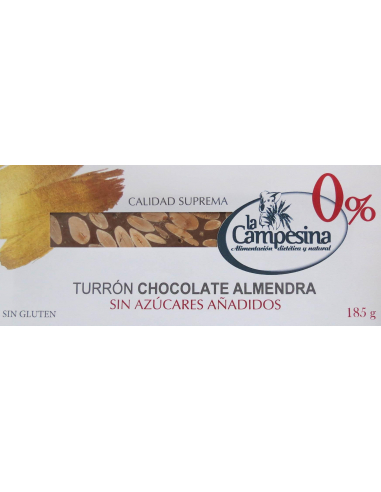 TURRON CHOCOLATE ALMENDRA S/A...