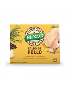 Biocop - CALDO CUBITOS POLLO 6X11 GRS. 15 ESTUCHES BIOCOP