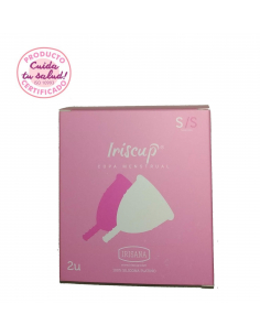 Irisana Íntima - IRISCUP DOBLE TRANSPARENTE Y ROSA TALLA S  72.IR40X2.S