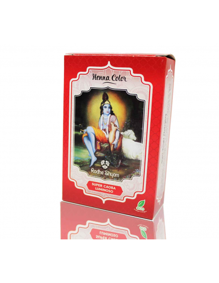 Radhe Shyam - HENNA SUPER CAOBA LUMINOSO POLVO