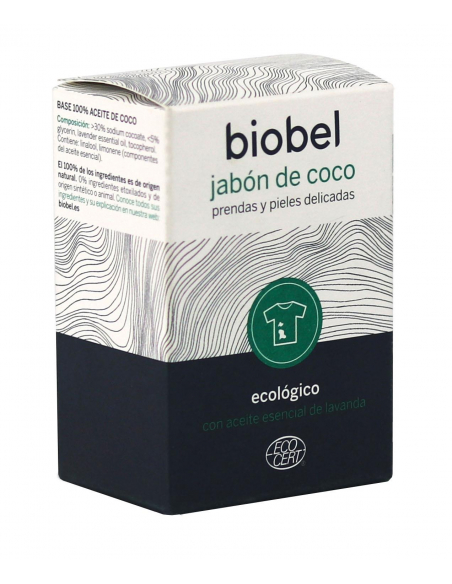 Biobel - JABON PASTILLA COCO ecologico BIOBEL 240 GRS. (REF.6302)