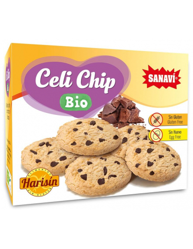 CELI-CHIP BIO GALLETAS CHIPS DE CHOCO SIN GLUTEN 150 GR