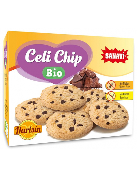 Sanavi - CELI-CHIP BIO GALLETAS CHIPS DE CHOCO SIN GLUTEN 150 GR