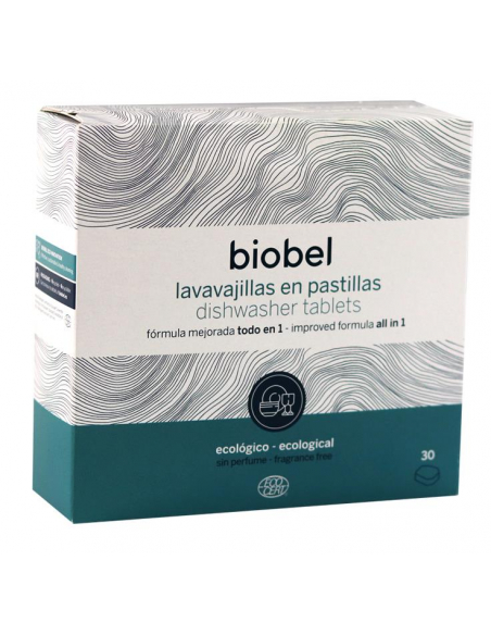Biobel - LAVAVAJILLAS PASTILLAS BIOBEL ESTUCHE 30 UDS. (REF.6532)