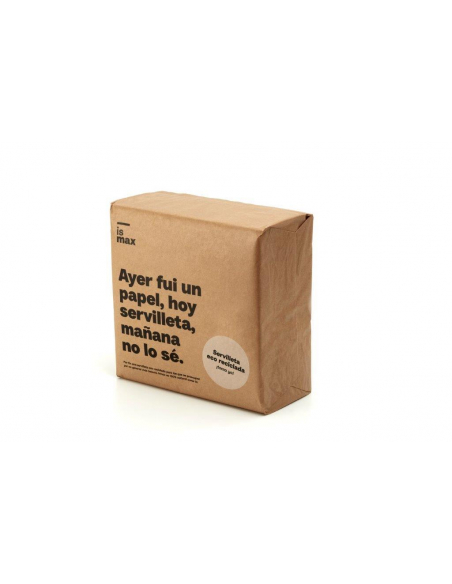 ISMAX - SERVILLETA PAPEL ECO-RECICLADO ISMAX 39X39 2/H-50U