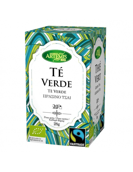 ARTEMIS BIO - INFUSION TE VERDE ECO CAJA DE 20 FILTROS