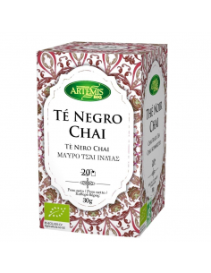 ARTEMIS BIO - INFUSION TE NEGRO CHAI ECO CAJA DE 20 FILTROS