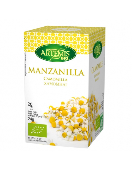 ARTEMIS BIO - INFUSION MANZANILLA ECO CAJA DE 20 FILTROS