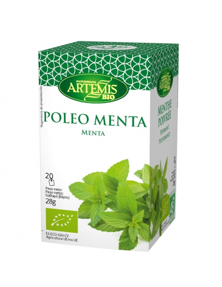 ARTEMIS BIO - INFUSION POLEO MENTA ECO CAJA DE 20 FILTROS
