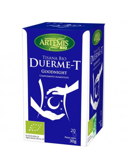 ARTEMIS BIO - INFUSION TISANA DUERME-T ECO CAJA DE 20 FILTROS