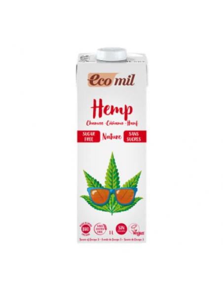 Ecomil - CAJA ECOMIL HEMP NATURE (SIN AZUCAR) BIO 6 X 1 L.