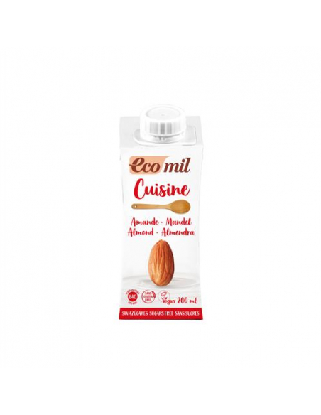 Ecomil - ECOMIL CUISINE ALMENDRA NATURE BIO 200 ML.