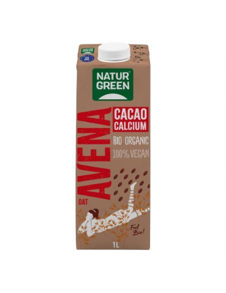 Naturgreen - CAJA NATURGREEN AVENA CHOCOLATE 6 X 1 L.