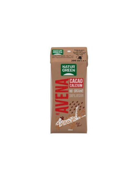 Naturgreen - CAJA 24 X 20 CL. NATURGREEN CHOCOLATE AVENA CALCIO