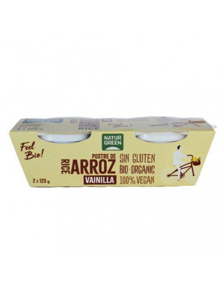 Naturgreen - NATURGREEN POSTRE ARROZ VAINILLA 2X125 G