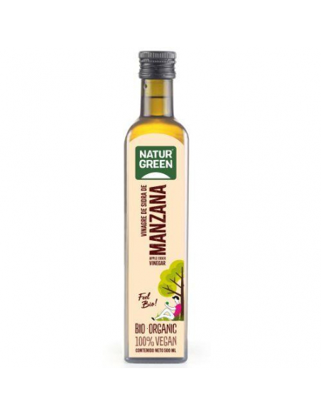 Naturgreen - VINAGRE DE SIDRA DE MANZANA NATURGREEN 500 ML. BIO