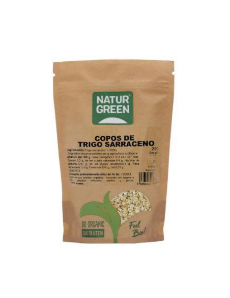 Naturgreen - NATURGREEN COPOS TRIGO SARRACENO BIO 250 GRS. S/GLUTEN