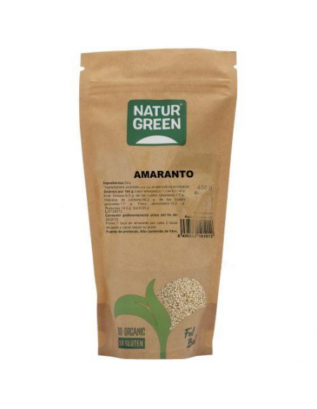Naturgreen - NATURGREEN AMARANTO BIO 450 GRS.