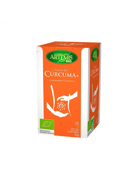 ARTEMIS BIO - INFUSION TISANA CURCUMA+ ECO CAJA DE 20 FILTROS