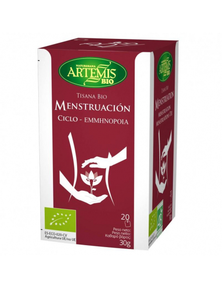 ARTEMIS BIO - INFUSION TISANA BIO MENSTRUACION CAJA DE 20 FILTROS