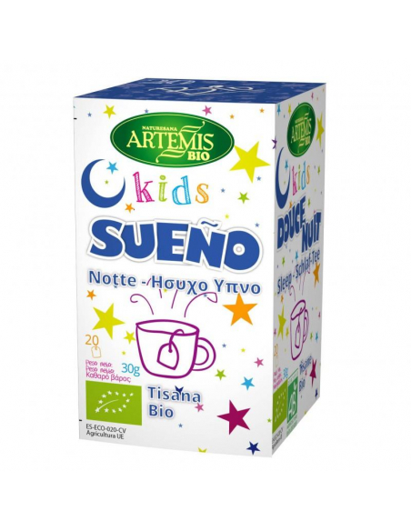 ARTEMIS BIO - INFUSION TISANA BIO SUEÑO KIDS CAJA DE 20 FILTROS