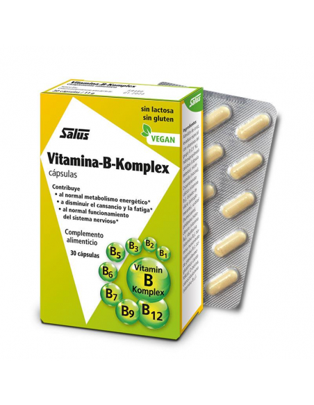 Salus - VITAMINA-B-KOMPLEX 30 CAPSULAS