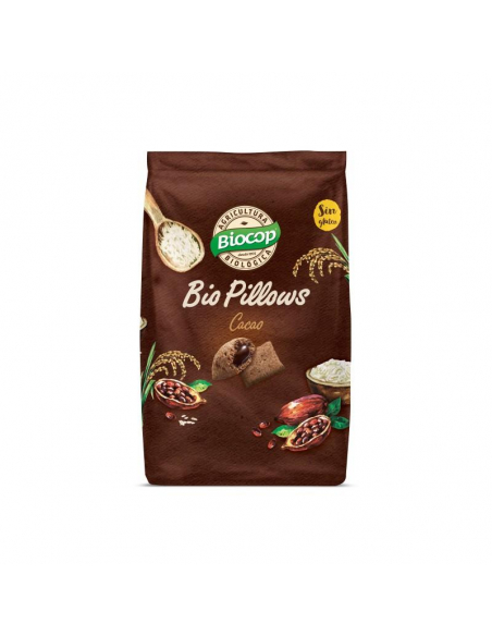 Biocop - BIOPILOWS CHOCOLATE NEGRO SIN GLUTEN BIOCOP 300 GRS.