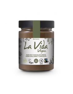 La Vida Vegan - CREMA CHOCOLATE AVELLANAS VEGANA VIDA VEGAN 270 GRS.