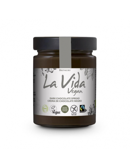 La Vida Vegan - CREMA CHOCOLATE NEGRO VEGANA VIDA VEGAN 270 GRS.