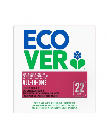 Ecover - LAVAVAJILLAS MAQUINA ALL-IN-ONE ECOVER 22 TAB