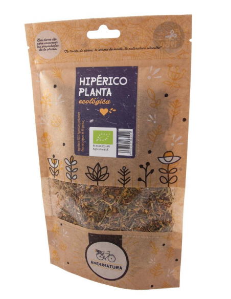 Andunatura - HIPERICO, PLANTA ECO BOLSA KRAFT 40 GRS.