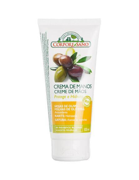 Corpore Sano - CREMA DE MANOS HOJAS DE OLIVO Y GAYUBA 100 ML