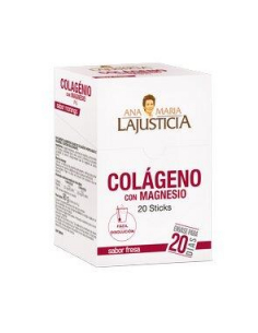 Ana María la Justicia - 20 STICKS COLAGENO CON MAGNESIO FRESA