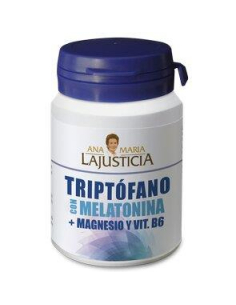 Ana María la Justicia - TRIPTOFANO CON MELATONINA + MAGNESIO Y VIT. B6 60 COMPRIMIDOS
