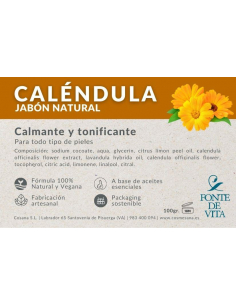 Fonte de Vita - JABON CALENDULA 100 GRS. 100% NATURAL
