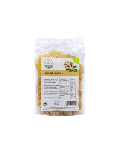 Int-Salim - JENGIBRE EN DADOS 250 GRS. INT-SALIM