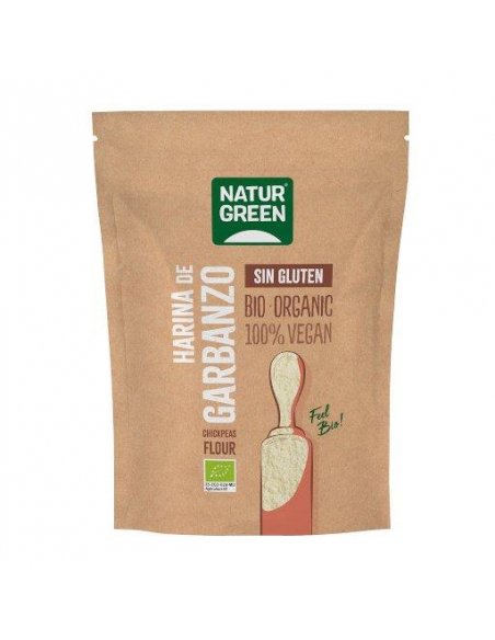 Naturgreen - NATURGREEN HARINA DE GARBANZOS BIO SIN GLUTEN BIO 500 GRS.
