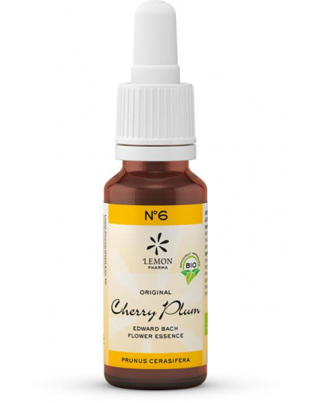 Lemonpharma - Nº 6 ESENCIA FLOR BACH BIO CERASIFERA/CHERRY PLUM 20 ML.