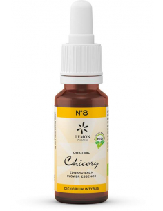 Lemonpharma - Nº 8 ESENCIA FLOR BACH BIO ACHICORIA/CHICORY 20 ML.