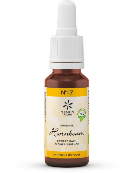 Lemonpharma - Nº 17 ESENCIA FLOR BACH BIO HOJARAZO/HORNBEAM 20 ML.