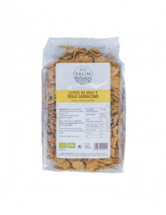 Ecosalim - COPOS DE MAIZ Y TRIGO SARRACENO CRUJIENTE BIO 250 GRS. ECO-SALIM