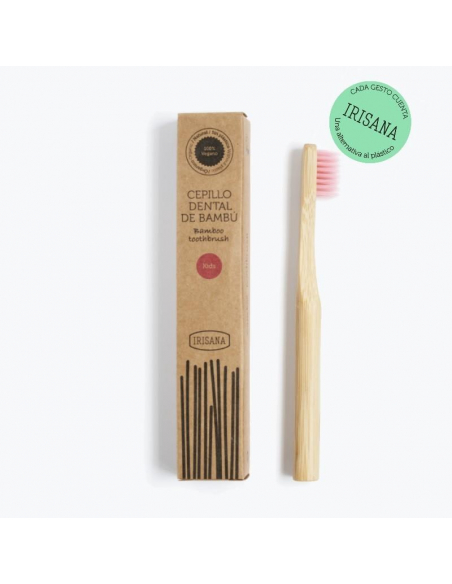 Irisana - CEPILLO DENTAL BAMBU KIDS ROSA IRISANA 72.IR01.BKIDS.RS