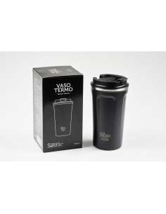 BBO Irisana - VASO BBO IRISANA TERMO ACERO INOXIDABLE 450ML. NEGRO 72.BBO19.NE