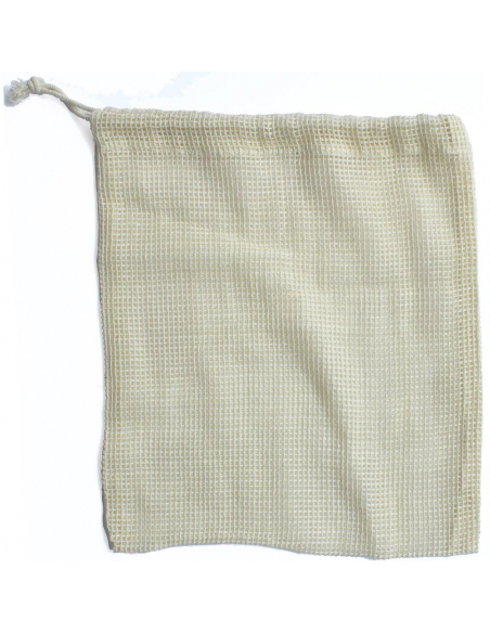 ALTERNATIVA 3 - BOLSA MALLA ALGODÓN 25X30 CM INDIA