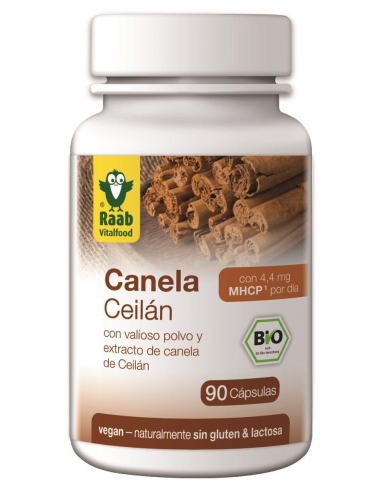 CANELA CEYLAN EXTRACTO CAPSULAS 450 mg. BOTE 90 UDS.(BIO)