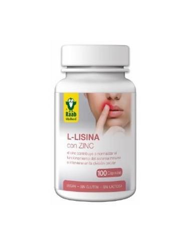 L-LISINA CON ZINC CAPSULAS 480 mg 100 UDS (CONVENCIONAL)
