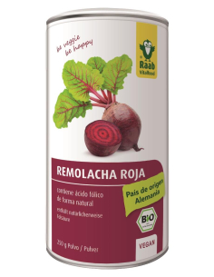 RAAB VITALFOOD - REMOLACHA ROJA POLVO BOTE 250 GRS. (BIO)