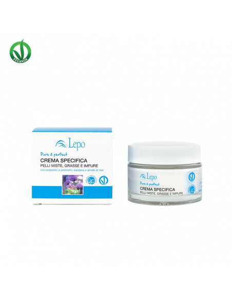 Lepo - CREMA ESPECIFICA PIEL GRASA BARDANA Y PROBIOTICOS 50 ML