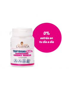Ana María la Justicia - TRIPTOFANO PLUS ASHWAGANDHA + RHODIOLA Y MAGNESIO 60 COMPRIMIDOS