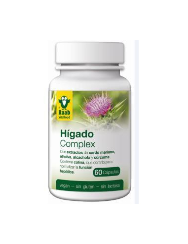 HIGADO COMPLEX CAPSULAS 530 mg. BOTE...